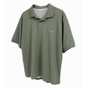 Columbia PFG Mens Polo Shirt Size XL X-large Omni-Shade Short Sleeve Vented Knit